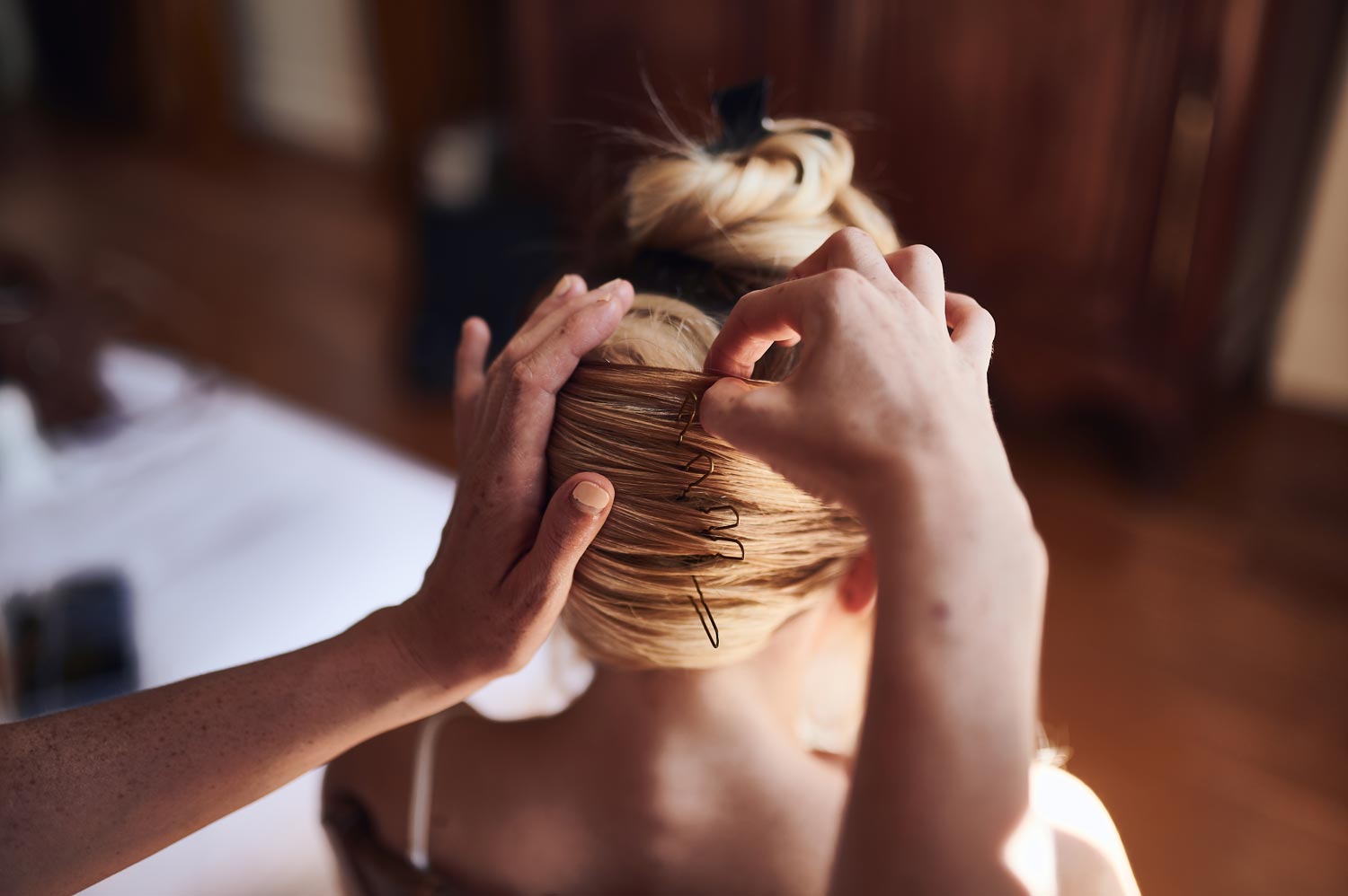 Coiffure de la mariée