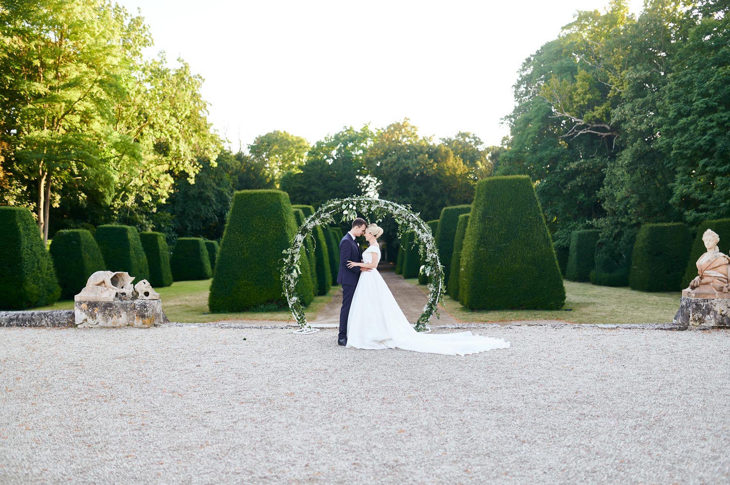 Photo de couple au chateau de Vic-sur-Aisne